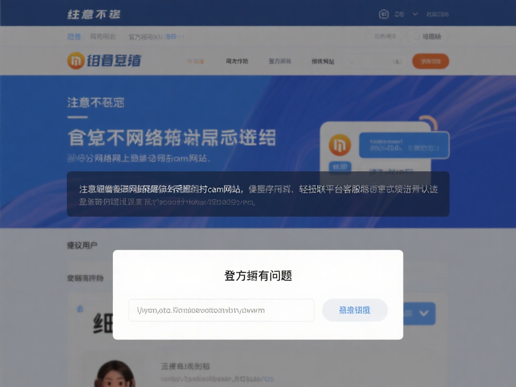 需要注意的是，网络上可能存在一些仿冒网站，页面设计